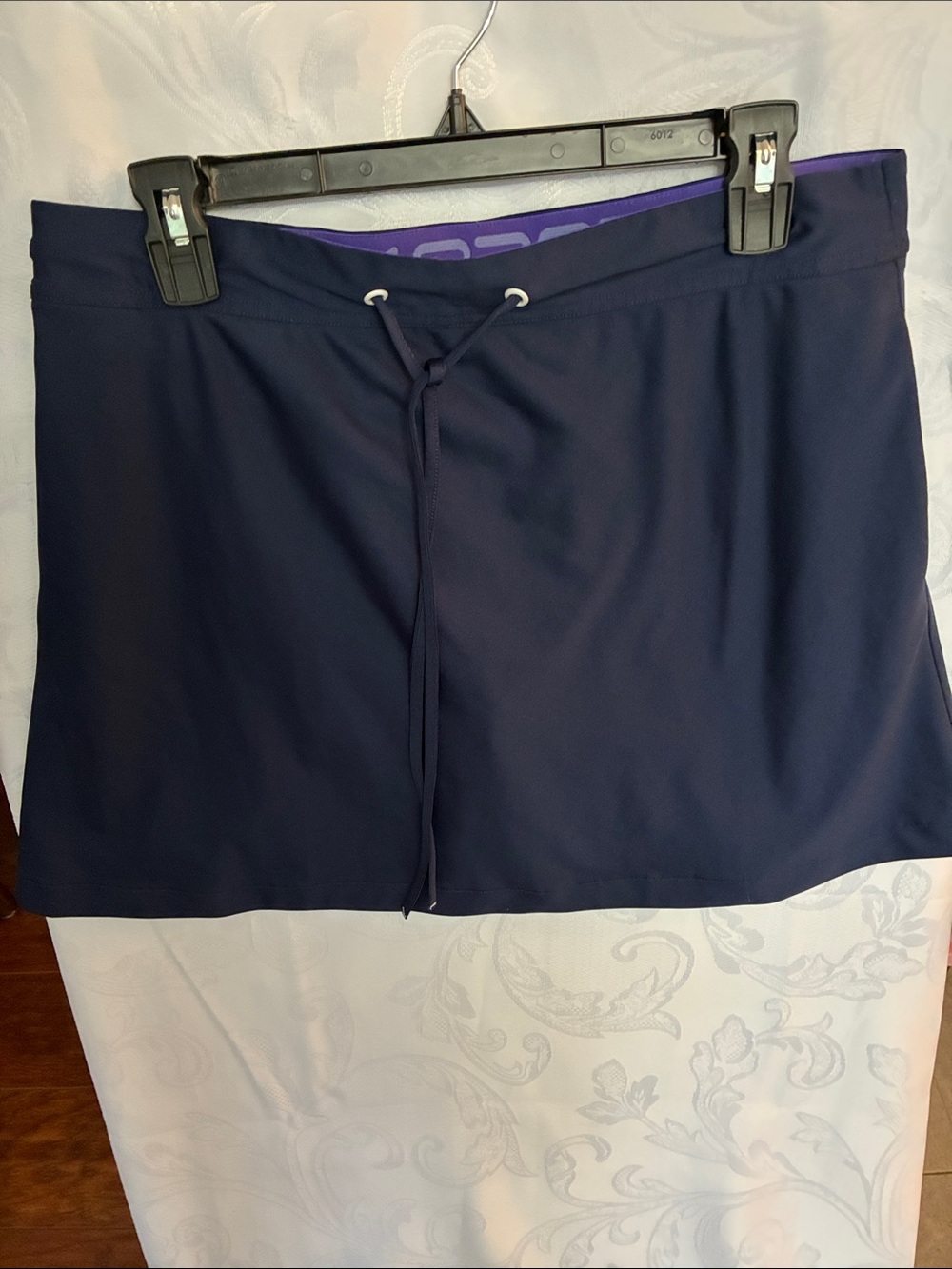 Navy Women's Skort with Drawstring